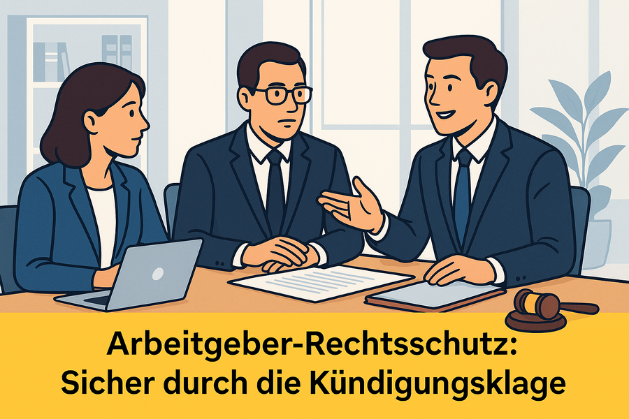 Arbeitgeber-Rechtsschutz: Absicherung bei Kündigungsklagen von Mitarbeitern