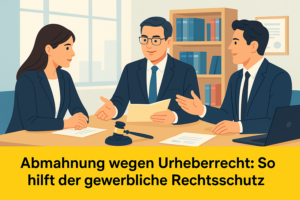Abmahnung wegen Urheberrecht: So hilft der gewerbliche Rechtsschutz