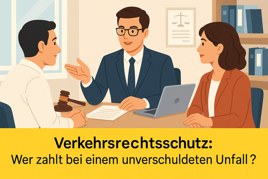 Verkehrsrechtsschutz: Wer zahlt bei einem unverschuldeten Unfall?