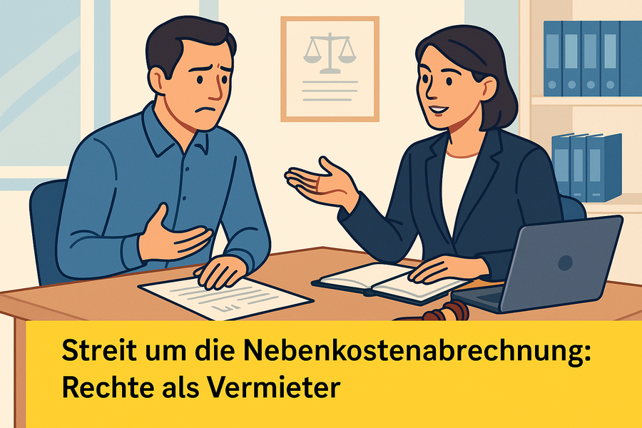 Streit um die Nebenkostenabrechnung: Rechte als Vermieter