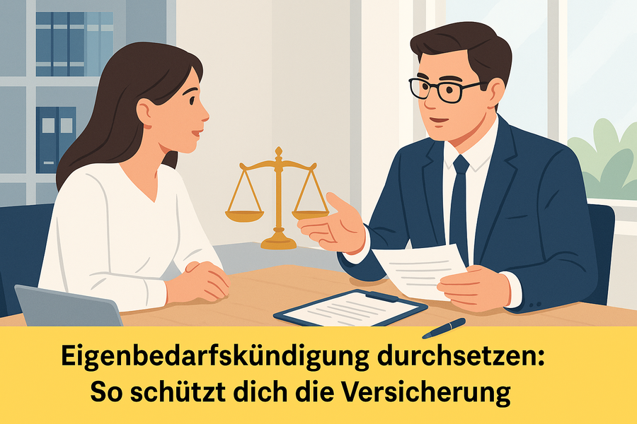 Eigenbedarfskündigung durchsetzen: So schützt dich die Versicherung